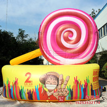  Inflatable lollipop air mold hanging luminous inflatable candy props Party party decoration Christmas decoration