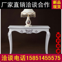 Neoclassical porch table new Chinese-style porch light luxury end-of-the-wall table porch Gallery porch cabinet