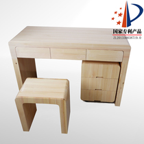New solid wood computer desk Pine wood computer desk promotion environmental protection computer desk manufacturers direct sales