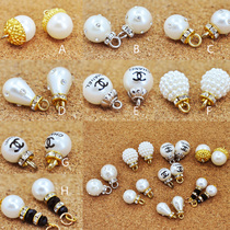 Clothing headdress Flip-flops hat accessories Diamond beads zipper head necklace pendant PJ15061202