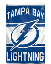 Tampa Bay Lightning fans Flag NHL Tampa Bay Lightning Hockey Flag A05