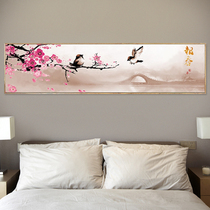 New Chinese masonry painting 5D round diamond cross stitch new living room sticking Diamond painting Diamond painting full of diamond Spring