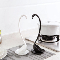 Creative Swan with tray can stand vertical spoon multi-purpose kitchen tableware spoon long handle large soup spoon