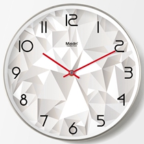 Medin living room bedroom European wall clock European silent clock simple creative round clock quartz clock J096