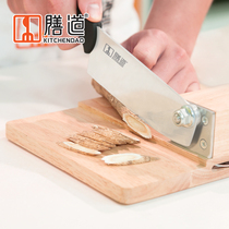 Household compact small rice cake slicer Cutting knife Rice cake knife Cutting rice cake Ejiao medicine bamboo plate bottom seat