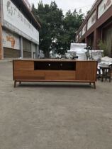 Myanmar teak Nordic Wood TV cabinet