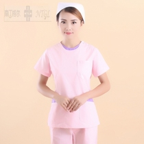 New heurist outfit Korean version suit Handwashing clothes summer dress brushed armchair short sleeve split workwear NP-45