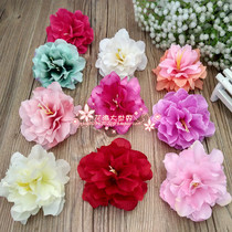 New emulated Juan Bouquet Decorative Flowers Shadows of Flower Ring Material Flower Head Network Filming Props Fainting New Peony