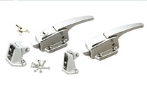 Stainless steel zinc alloy cold garage door handle HS-1500SS freezer flat door handle without lock