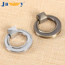 Modern simple small handle cabinet wardrobe inner door flat handle pull ring Pendant handle thickened style