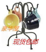 Eurostyle Iron Art Water Glass Rack Mug Rack Mark Cup Coffee Cup Rack Water Glass Rack Vertical Kitchen Rack