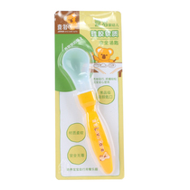 Xido infant children silicone soft spoon H31003 baby tableware spoon