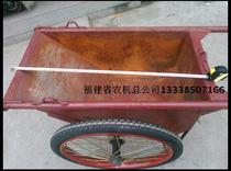 Manpower cart construction site trolley bucket truck padded steel plate hand push bucket truck