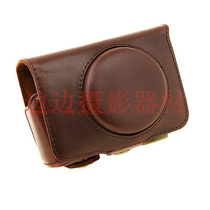 Coffee color Fuji XQ1 X-Q1 special camera leather cover XQ1 leather bag X-Q1 special digital camera