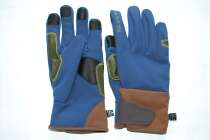 Windproof and waterproof clip leather palm outdoor equipment mountaineering gloves Ski thin gloves double-layer inner soft shell