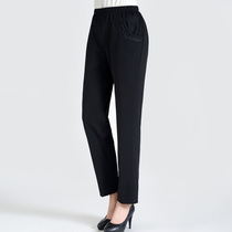 Autumn Clothing Middle Aged Women Pants Tightness Waist High Waist Loose Large Yard womens pants Pants Bottom Long Pants Seniors Pants