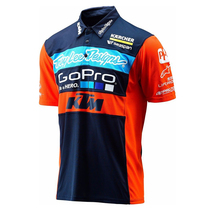 2018 new motorcycle short-sleeved KTM team POLO shirt knight motorcycle T-shirt pure cotton lapel casual short-sleeved