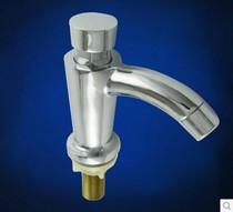 Kun Quan All copper single cold pressing type tap surface basin tap time-lapse faucet hand press time-lapse tap