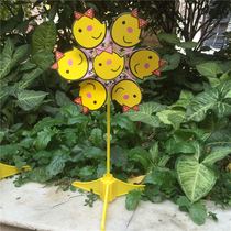 Xinhong ~ New Year New Year yellow pink blue chicken medium windmill wholesale hot selling Windmill