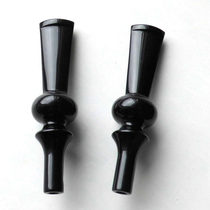 diy creative stone nanmu pipe parts 3MM filter flue acrylic creative pipe mouth bite mouth piccolo type