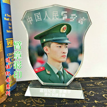 Veterans souvenirs to comrades-in-arms gifts creative photos customized military brigade boys gift veterans souvenir