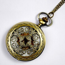 European and American Waimeter Great China Wind China knot hollowed-out machinery Waimeter ancient bronze color thin chain Waimeter