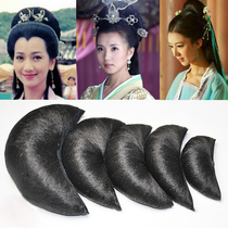 Childrens costume hair bag Film and Television modeling Lady fairy princess costume Chinese costume wig pad hair bag cunmoon horn bag