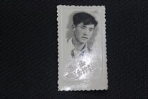 The original old photos of the 1950s Youth Lace Art Photo Tangshan Photography Cooperative 59 * 32mm YY 117