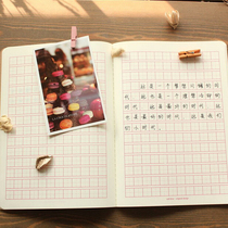 Cycad retro B5 pen practice book matt grid book student exercise book function inner page pen book