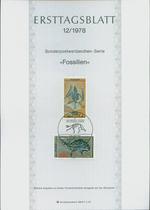 Federal Germany 1978-12 Messer 50-million-year-old Fossil Birth Paper First Day Commemorative Postmark