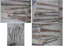 Special price batch of handmade old chisel woodworking tools carpenter hand-push gouging antique ancient play miscellaneous pieces nostalgic collection