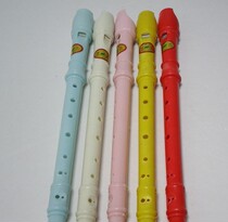 Full department store supplies 19 yuan 6 holes 8 holes plastic white clarinet two yuan store student supplies