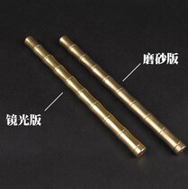 Bamboo Knuckle Brass Pen Handmade Pen Retro Signature Bronze Pen Pure Copper Metal Pen Medium Sex Pen