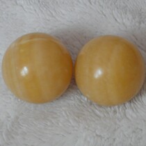 Health care rice yellow jade fitness ball handball Jade ball health ball middle-aged hand turn ball Old Man gift hand movement