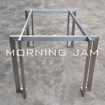  A030 * Custom-made furniture 304 brushed stainless steel large plate bracket table feet can be customized to change the size