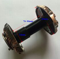 Anti-theft door cat eye luxury zinc alloy cat eye red ancient bronze door mirror 25mm with back cover anti-violence and anti-peeping