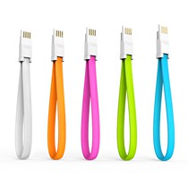 Qingmi colorful usb fast charging cable power cord Android interface Xiaomi mobile phone 2A data cable 20CM