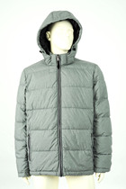 Mens cotton clothing cold clothing M code Nordic big foreign trade export original single outside single sample hemp gray goose wool cotton filling