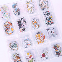 Japanese and Korean hand account stickers LINE emoji stickers handmade stickers cartoon animal food stickers
