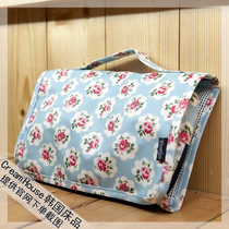 (CreamHouse) Korean bag pastoral flower waterproof portable travel storage bag