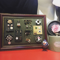 Vintage jewelry rack Earrings jewelry rack Cotton plate earrings necklace Jewelry display props Necklace display pylons