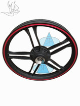 Longxin motorcycle accessories LX125-75 front wheel Jinlong JL150-75 front aluminum wheel front steel ring front hub