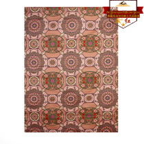 Tibetan red Nepal imported ivory-colored base exquisite algae Mandala map TV Buddha Hall background fabric silk satin