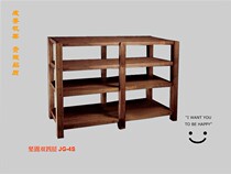 Reputable solid wood sound frame robust double four-layer JG-4S speaker cabinet power amplifier equipment shelf freight to pay