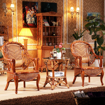 Southeast Asia Rattan Import Vines Wood Chair Vine choreography Leisure chair bookroom Leisure vines Composition Leisure chair