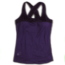 Summer quick-drying one-piece underwear with chest pad Sports vest Yoga top base shirt I-shaped vest small suspender for women