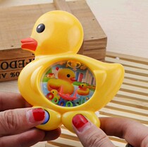 Little yellow duck game water machine kindergarten gift water ring stall hot selling supply children's toys
