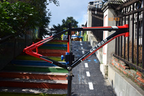 CCTEAM Xixi custom FIGHT frame cost-effective DIY mountain bike ultra-light aluminum frame 26 inch