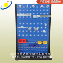 Mobile material rack hole board rack tool finishing rack hardware display rack tool hanging plate screw placement shelf