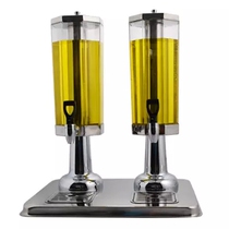 Stainless steel double-headed eight-anise self-service juice ding Frozen juice bucket Coffee machine soymilk machine Single-headed 3 liters cold drink machine